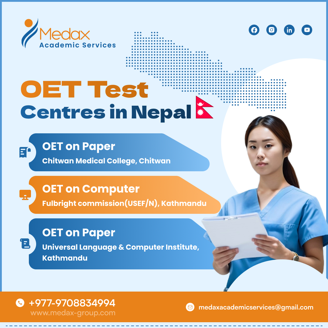 OET Test Providers in Nepal